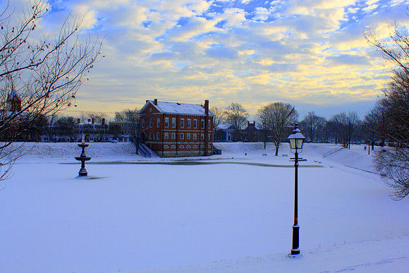 'Snowfall at the Mall' - Bartlett Mall - Newburyport, MA