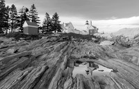 Lighthouse in Black and White