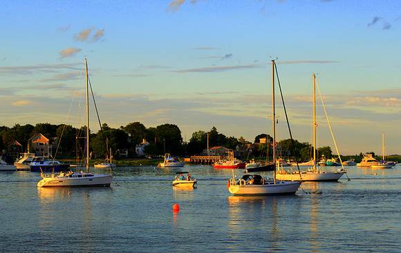Late Afternoon on the Merrimack River