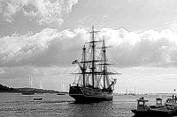 HMS Bounty Leaving Newburyport
