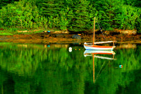 'Morning Reflections in Maine' - Southport, Maine