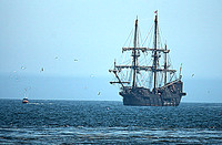 Tall Ships 'El Galeon' and 'The Lynx' in Newburyport