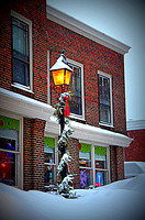 'Snowy Lantern' - Newburyport, MA