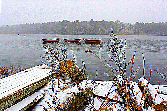 'Winter on the Merrimack' - Lowell's Boat Shop - Amesbury, MA
